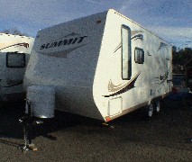 THOR SummitWave Right Front Model 280FQ Travel Trailer. CA RV Sales