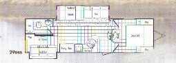 THOR SummitWave Floorplan Model 29DSS Travel Trailer. CA RV Sales