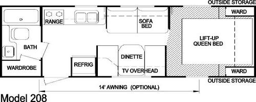 Model 208 Aljo Nomad Layton by Skyline Floorplan