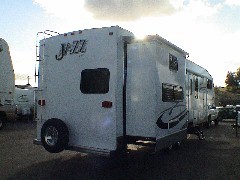 THOR JAZZ Left Front Model 3436thb Triple Slide Fifth Wheel. CA RV Sales