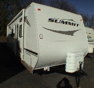 THOR SummitWave Right Front Model 27bhs Travel Trailer. CA RV Sales