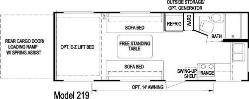 Model 219 floorplan