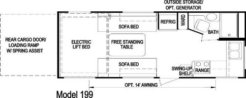 Model 199 floorplan