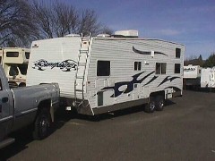 Trail Rider Toy Hauler Travel Trailer